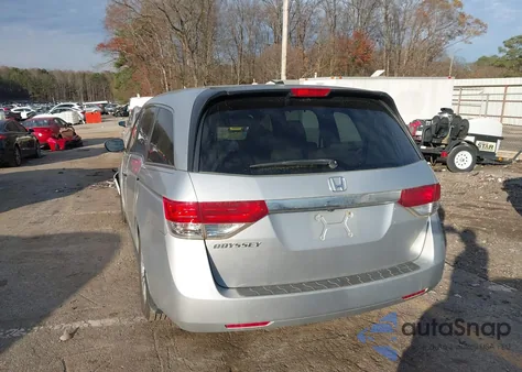 2014 Honda Odyssey Ex-L из США, поврежденный, VIN 5FNRL5H60EB132575